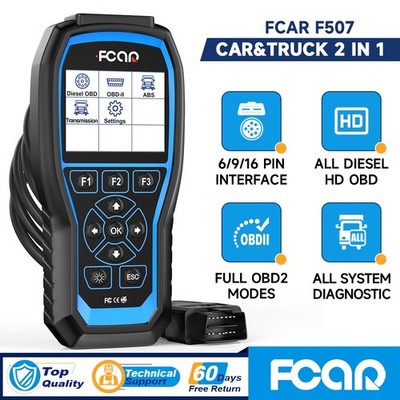 FCAR F507 All System Heavy Duty Truck Scanner Actuation Test Code Reader For CAT