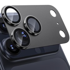 Para iPhone 17 Pro Max Protector Lente De Camara Cristal Grado Militar Negro