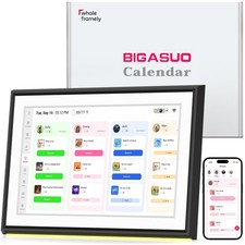 10.1" Digital Calendar, Smart Touchscreen Interactive Display, Electronic Org...