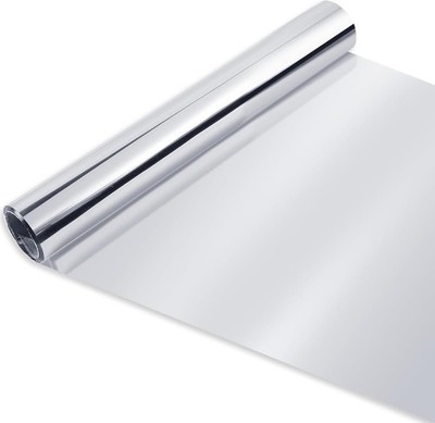 Highly Reflective Mylar Film Roll 4FT x 30FT,2 Mil Silver,for Outdoor Indoor 