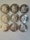 9x 1981 World Wide Mint American Eagle .999 Fine Silver 1 Oz Rounds Lot