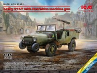 Laffly V15T Mit Hotchkiss Maschinengewehr 1:35 Plastikmodellbausatz Icm