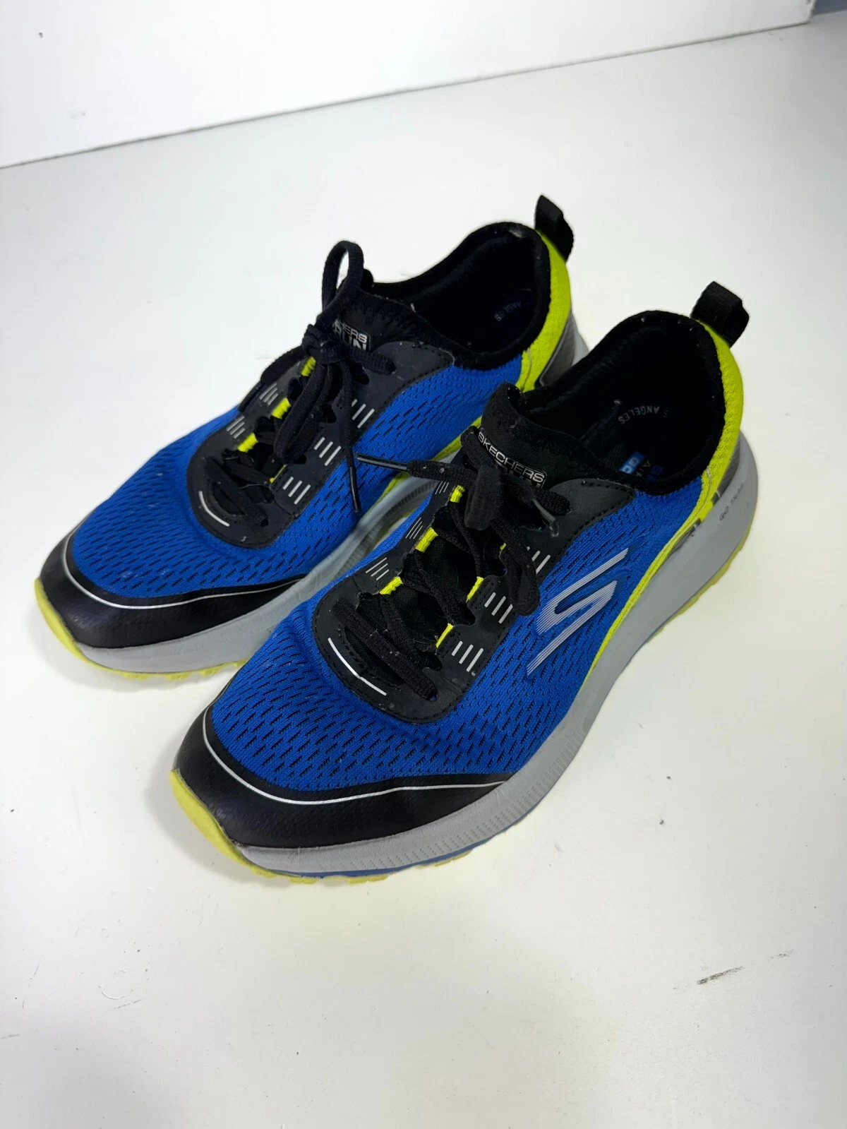 Skechers Go Run Pulse Trail Expedition Men's Sneakers 9 Blue Shoes 220149-BLU