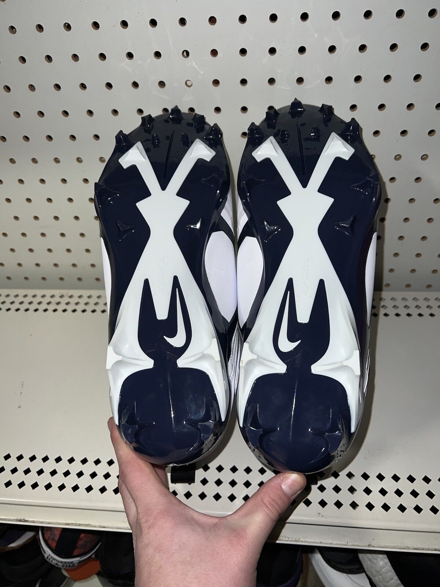 Nike Alpha Menace Pro 3 Mens Football Cleats Size 12.5 White 
