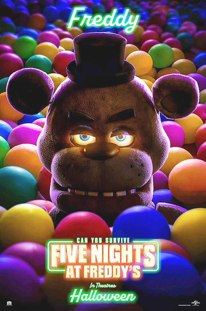 Five Nights At Freddy's 2023 PREMIUM Movie POSTER MADE IN USA - CIN669