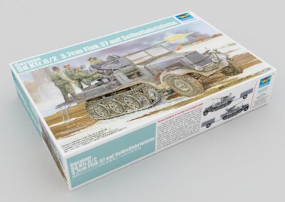 Trumpeter 05532 1/35 German Sd.Kfz.6/2 3.7cm Flak 37 auf Selbstfahrlafette