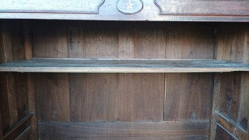Armoire Louis XIV en chêne massif époque 18ème - Afbeelding 15 van 23