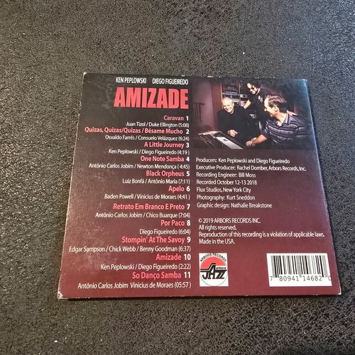 Ken Peplowski & Diego Figueiredo – Amizade CD 2019 Arbors Records Rare Jazz - Picture 2 of 10