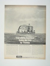 Vintage Toshiba Print Ad Everything Electrical Under The Sun 1960s Industrial