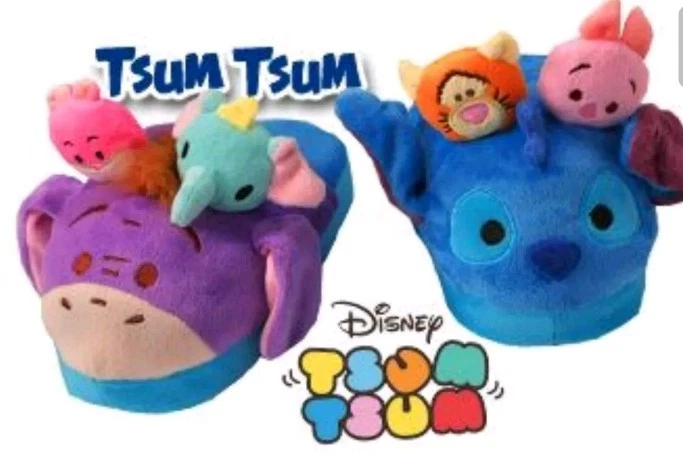 Disney Stompeez! SLIPPERS WITH PERSONALITY , POPS AS YOU WALK S/M - Image 4 of 4