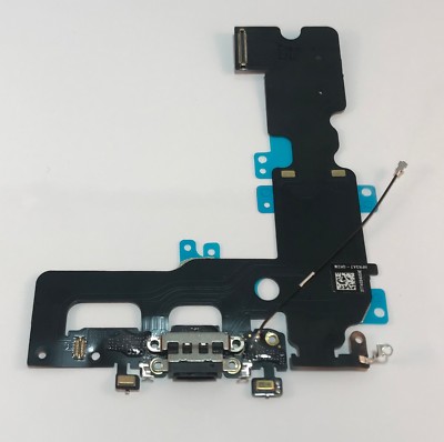 Für iPhone 7 PLUS LADEBUCHSE LIGHTNING DOCK CONNECTOR SCHWARZ #K1