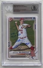 MICHAEL McGREEVY RC SIGNED 