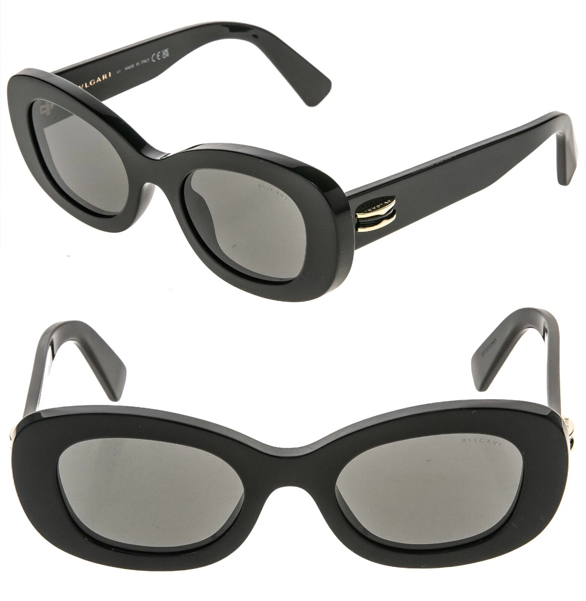 Bvlgari Designer Gray Sunglasses for Women for sale | eBay display picture 3