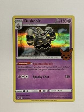 Pokemon Dusknoir Holo Trucco o Scambio 2023 Halloween TIMBRO BOOster Card 71/185