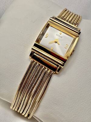 Reloj pulsera Guess Luxury para mujer joyería multihilo tono