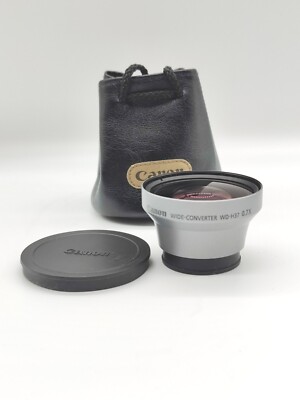 Canon Wide Angle Converter WD-H37 0.7x Gray Adapter Lens Japan