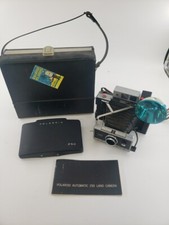 Vtg Polaroid Automatic 250 Instant Film Land Camera W/Manual Cover Case Flash R6