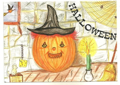CPM - Halloween Collection - ILLUSTRATED BY Matem - Ref Hall 04 - Rare 