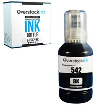 1PK Replacement for Epson 542 Black Ink Bottle for EcoTank Pro ET16600 5150 5170