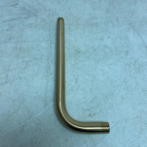 Signature Hardware 12" Shower Arm & Flange Brushed Gold SHRSA123BG - Picture 9 of 15