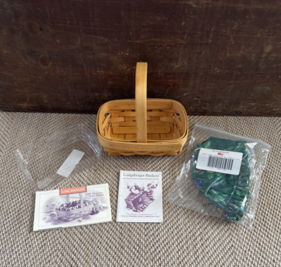 1996 Longaberger Horizon Of Hope Basket Combo Recipe Cards Emerald Vine