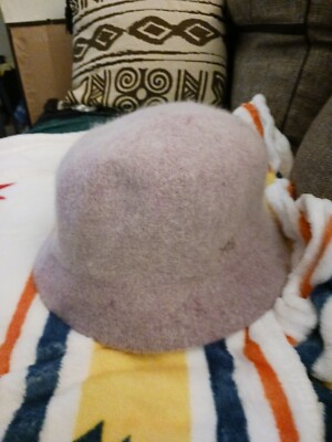 Vintage Betmar New York Wool Blend Bucket Hat in Lavender Betmar New York Women Bucket Brim Hat With Velvet Bow Purple  main image 2