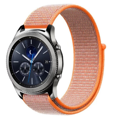 Weave Nylon Berry Loop Band Strap For Samsung Galaxy Watch Active 20/22mm