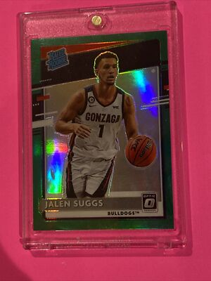  Jalen Suggs GREEN Optic Rated Rookie SP Megabox Insert SHIPS IN ONE TOUCH!!