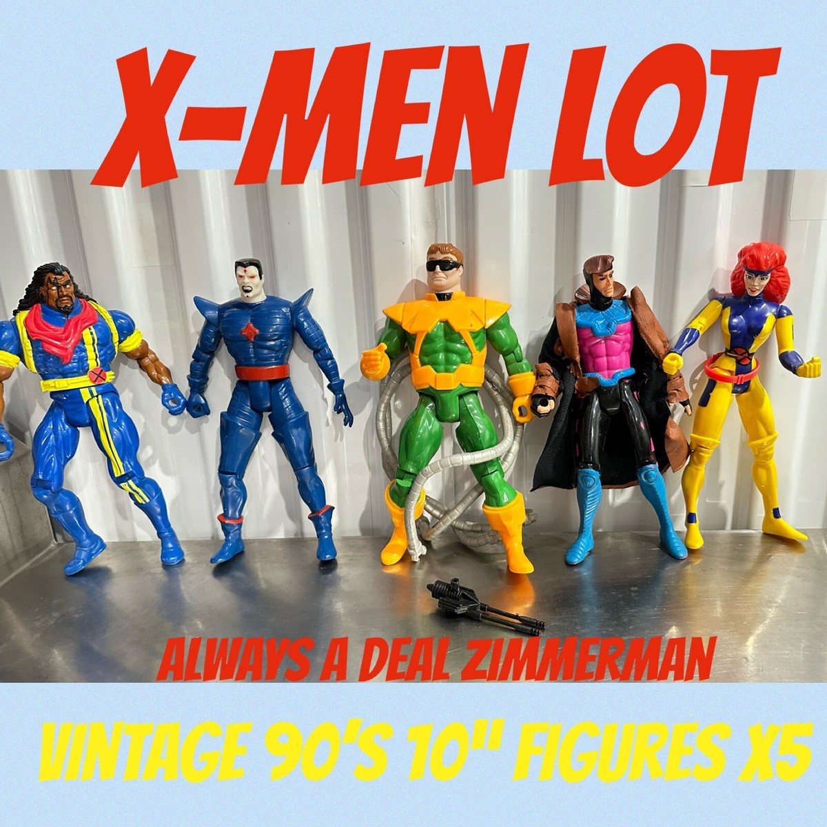 90's X-MEN Lot 5 Collector Figure X-man Mr.Octopus Jean Grey