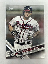 2017 TOPPS BASEBALL UPDATE MATT ADAMS US103 ATLANTA BRAVES