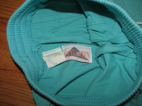 Vintage Hang Ten Girls Size Small Light Blue Elastic USA Shorts Exotic Island S - Picture 3 of 5
