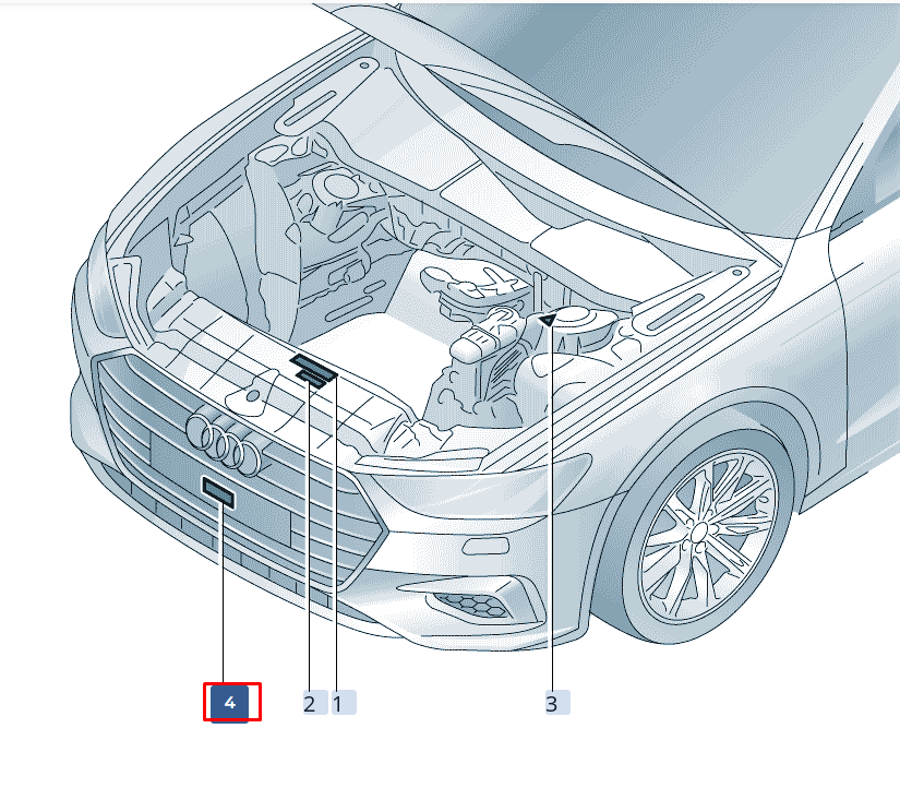 Audi ページ NEW AUDI A6 C8 PEDESTRIAN PROTECTION WARNING SIGN 80A010530 80A