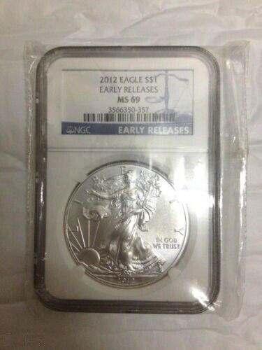 2012 ASE American Eagle Great interest 1 oz Super special price Early .999 NGC Releases Silver Coin