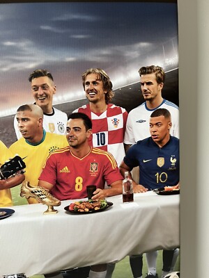 MESSI BECKHAM RONALDO NEYMAR WORLD CUP DREAM TEAM HD Canvas Photo