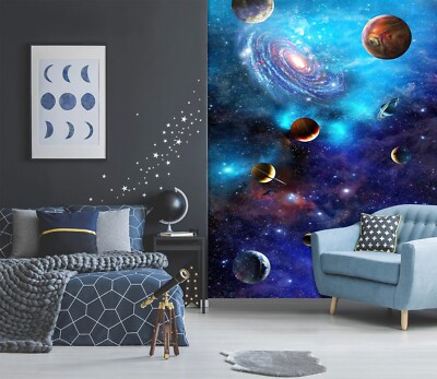 3D Planet Universe ZHUA900 Wallpaper Wall Murals Removable Self-adhesive Ann 24
