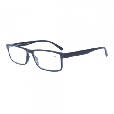B&S READY READER PLASTIC SQUARE BLACK +3.0 | Modische Lesebrille in Schwarz