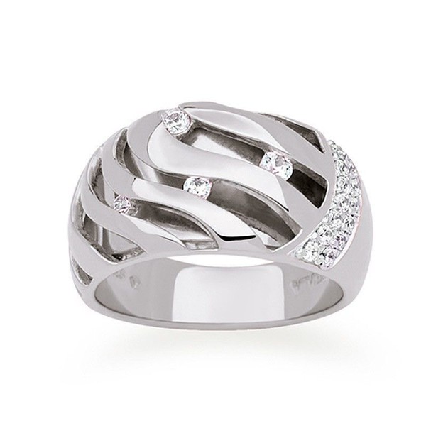 Viventy Silberring 925/- Rhodiniert Mit Zirkoniabesatz Gr. 58-image