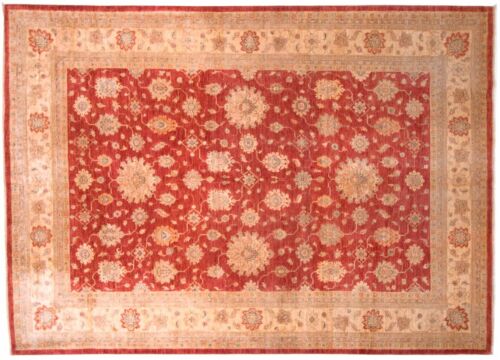 Afghan Ferahan Ziegler 250x350 Carpet Handknotted Beige Floral-