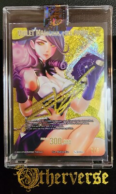 Otherverse Tcg VIOLET MAGICIAN FULL POWER - 1/1 serialized Card - Secret RARE 