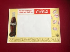 1960's, Coca-Cola, "Un-Used" Paper Place Mat (Scarce / Vintage)