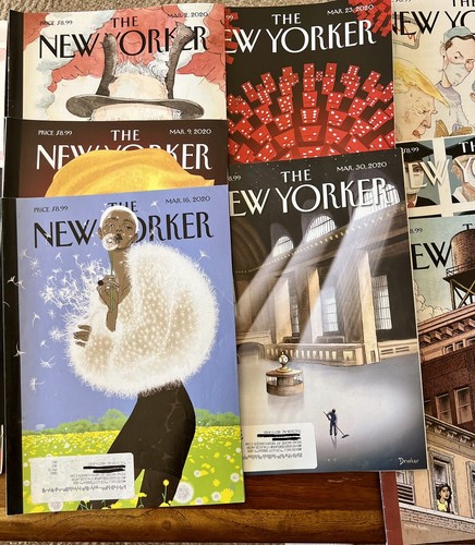 Vintage Lot of 17 New Yorker Magazines from 2020 - w Labels But In Good Cond - 第 5/6 張圖片