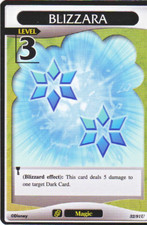 KINGDOM HEARTS TCG Base Set 32/91U BLIZZARA Level 3 NM Disney Trading Card ccg