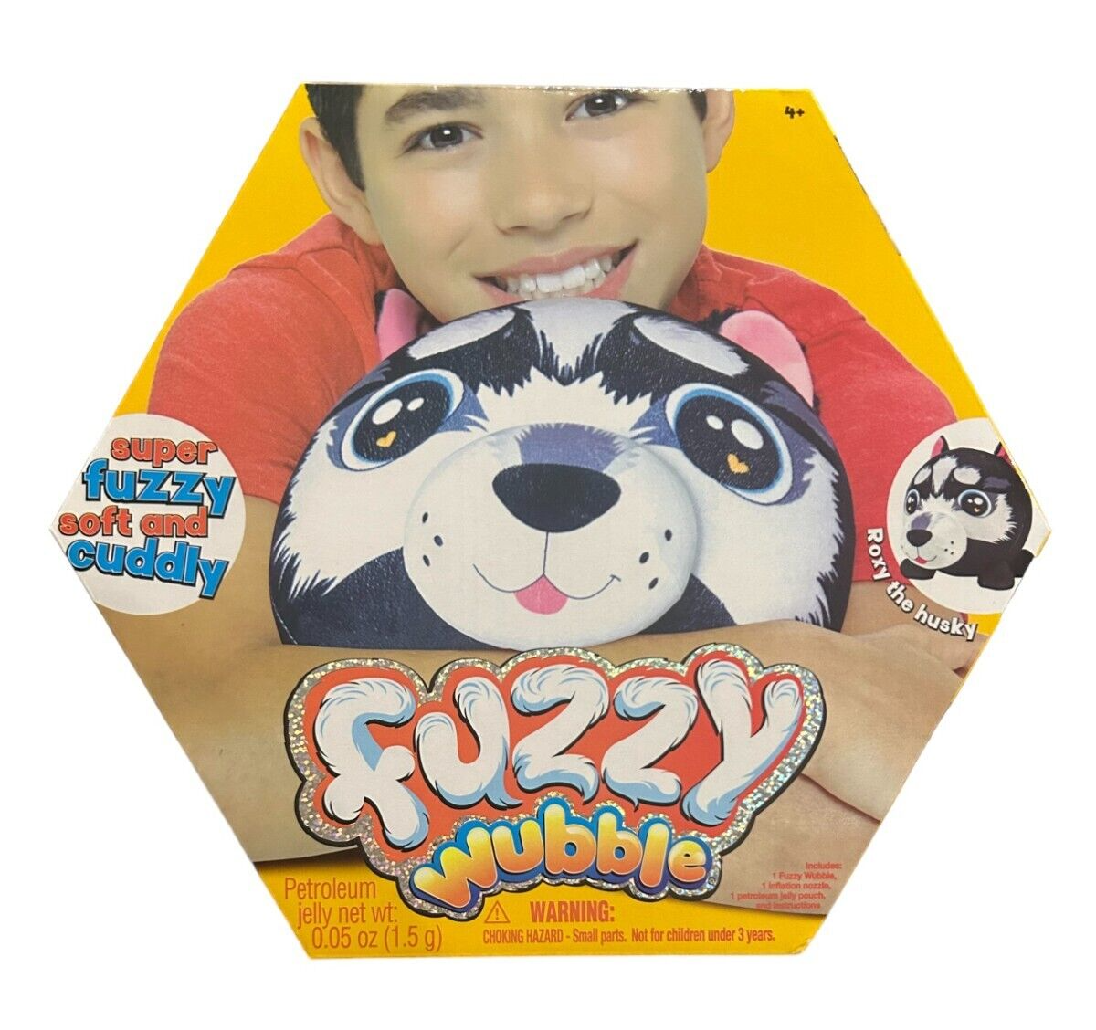 Fuzzy Wubble Roxy The Husky Stuffed Dog Ages for sale online