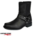 JOHNNY REB BRUTAL MOTORCYCLE MOTORBIKE CRUSIER BIKER LEATHER RIDING BOOTS