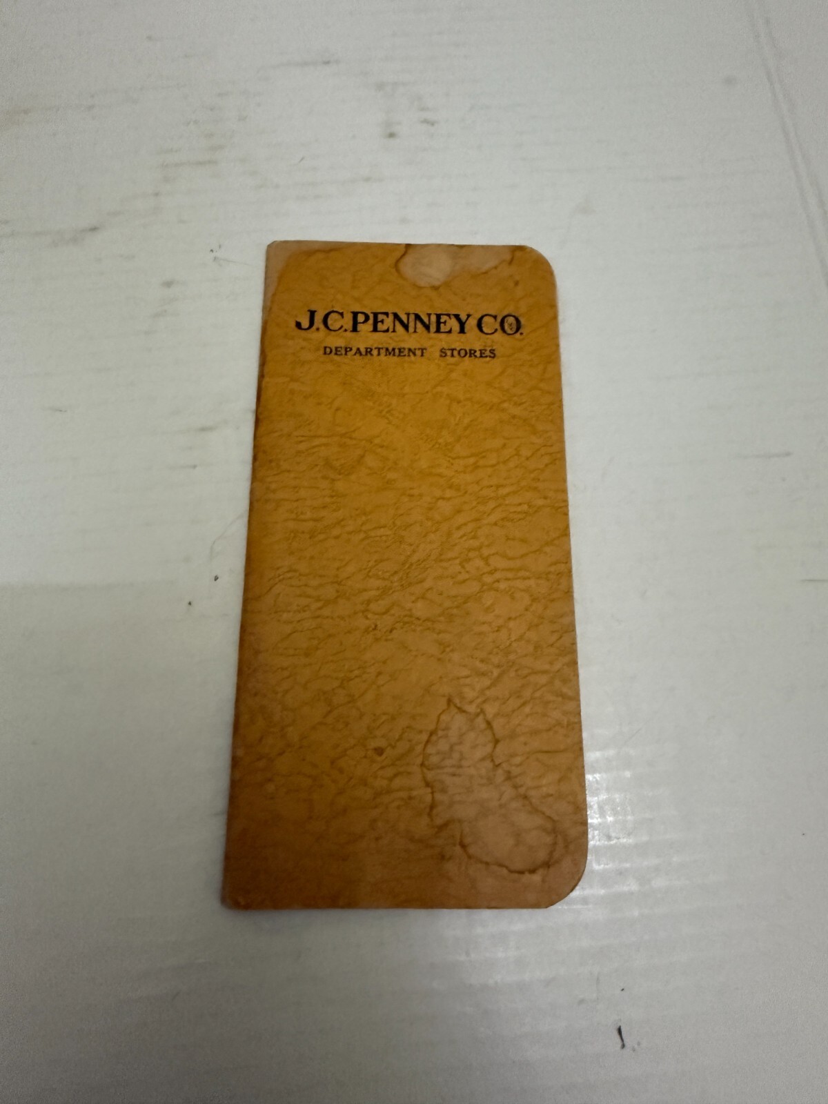 1929 J.C. Penney Co. Department Stores Memorandum Book