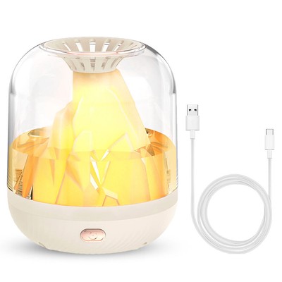 900ML Cool Mist Humidifiers Volcano Oil Cool Diffusers for Home Office Bedroom