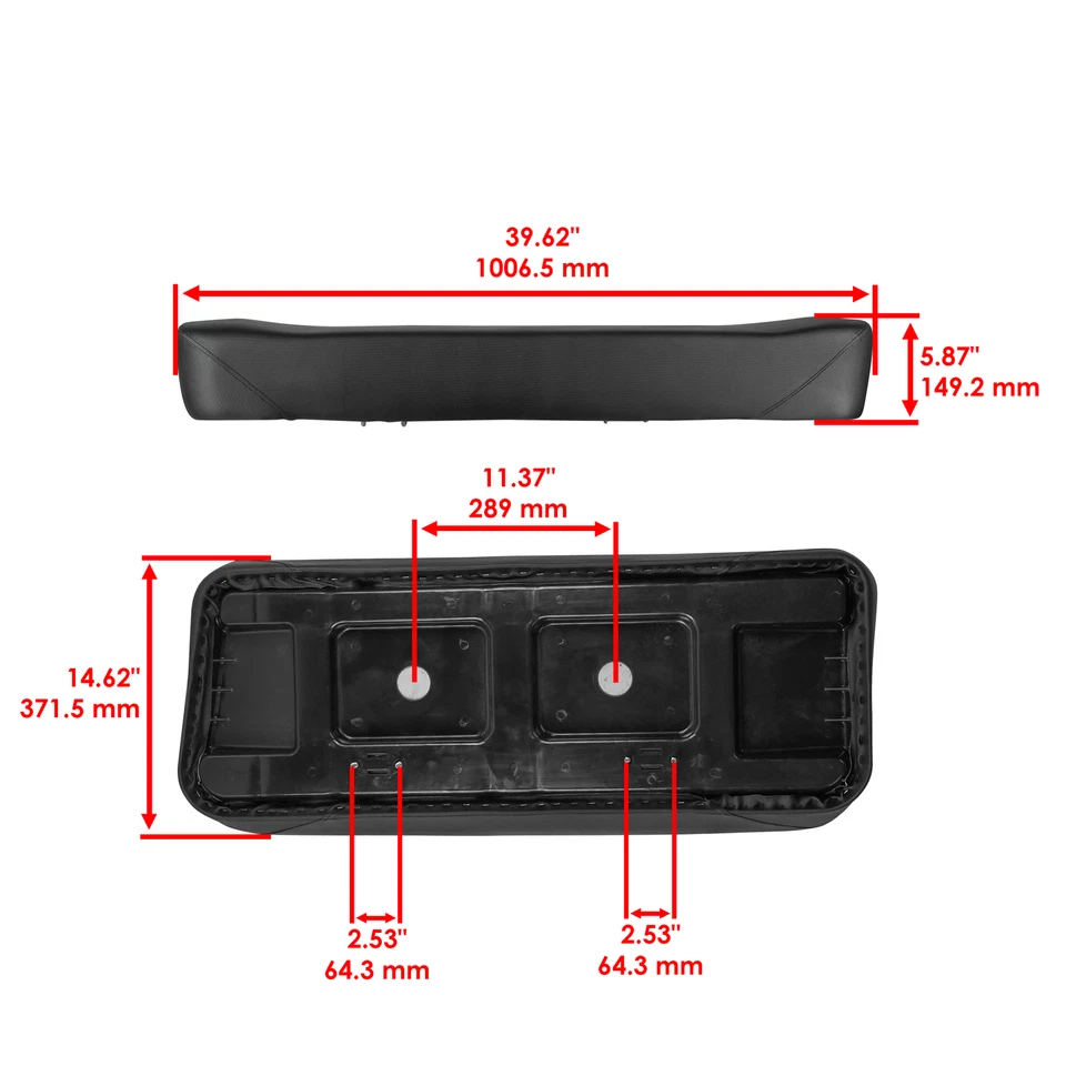 Caltric Complete Seat For Kawasaki Mule 610 KAF400 4x4 2006-2015  - Image 2 of 4