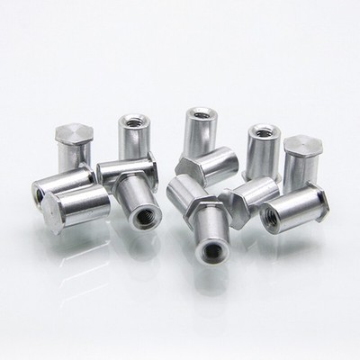 BSOA-M3 Aluminium Nietmutter Säulenmuttern Sacklochnieten Sechskantkopf Rivnut