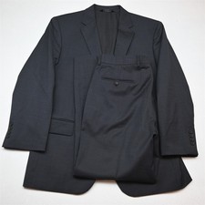 Jos A Bank 43R 36x29 Gray TravelTech Traveler Wool Zip Pocket Soft Shoulder Suit