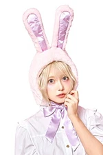 Clearstone Women's Fluffy Kousa-chan Cosplay Cap Pink x Lavender Halloweenfrom